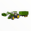 John Deere 7R 350 Tractor with Loader & Tipper Trailer Toy Set