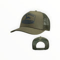 Cap Olive Vintage Logo Trucker