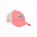 Cap Women'S Ivory And Coral Patch