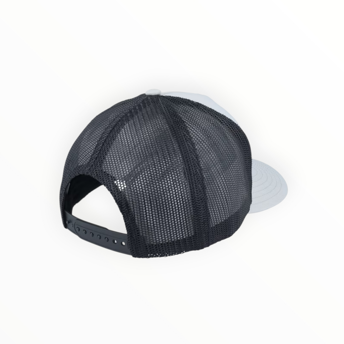 Cap Grey White With Black Mesh