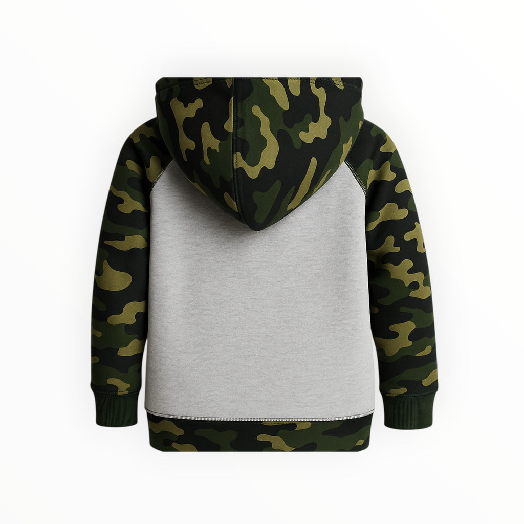 Boy Toddler Camo Fleece Hoodie