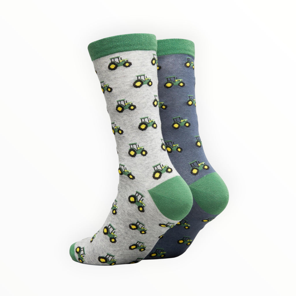 Tractor Row Crew Socks | 2 Pack