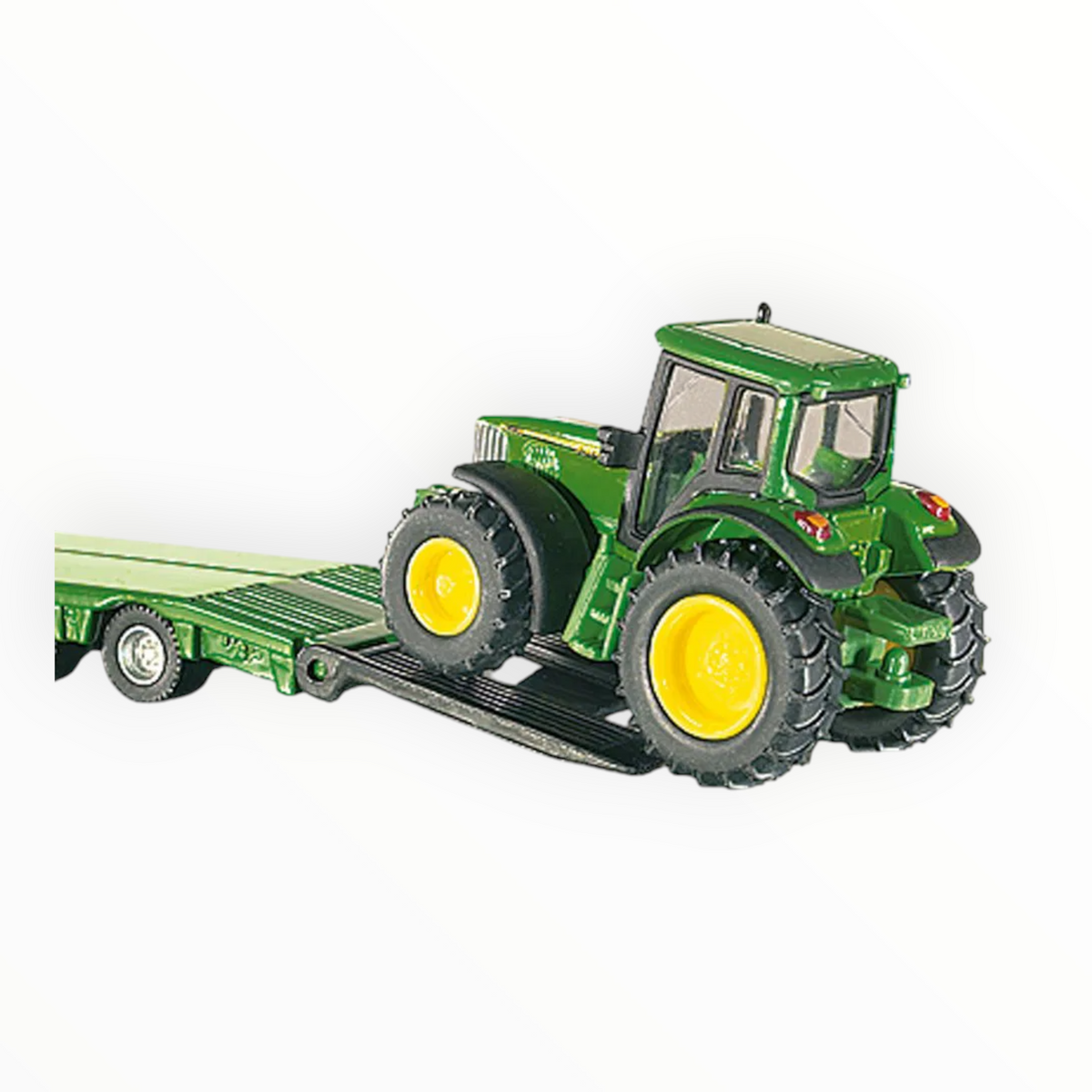 John Deere Low Loader with Two Tractors – Miniature Transport Set