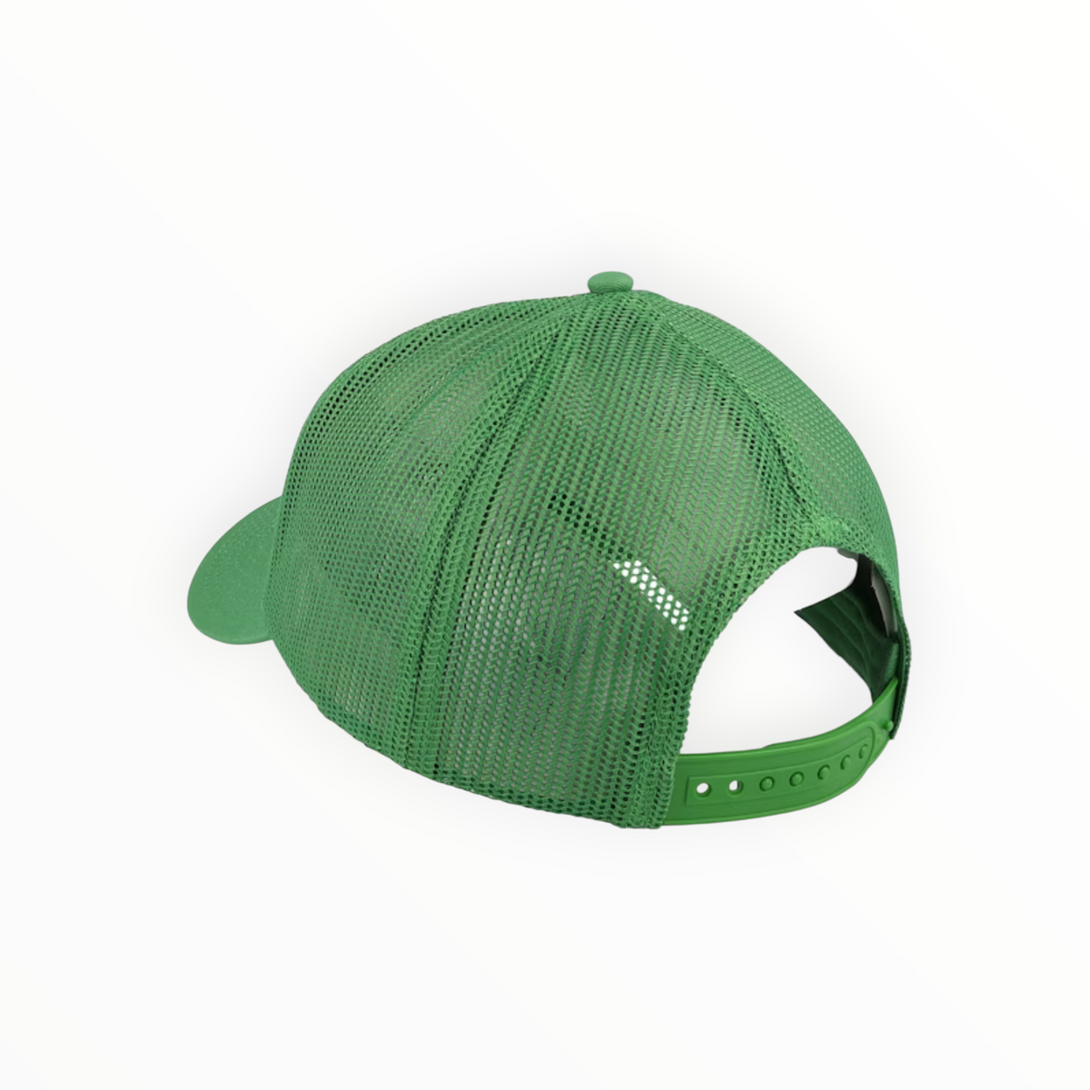 Cap White Mielie Field Shadows Green Mesh With Green Vintage Logo Front