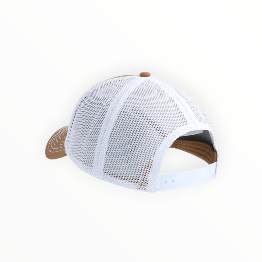 Cap Brown & White Mesh Trucker