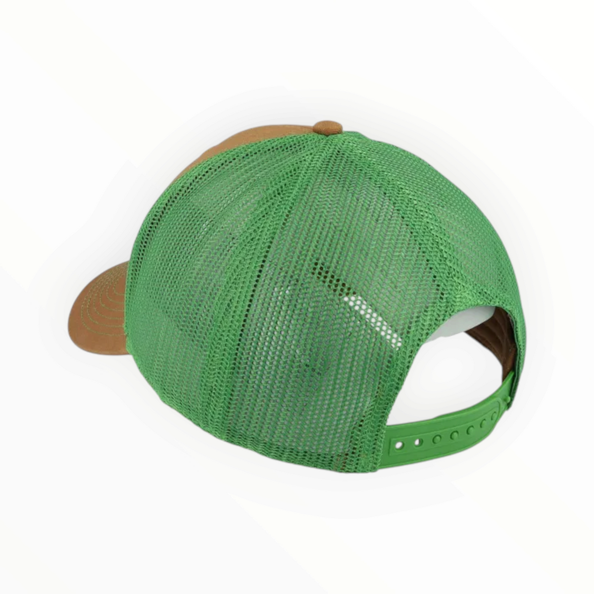 Brown And Green Mesh Back Trucker Hat