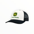 Cap Black and White Mesh