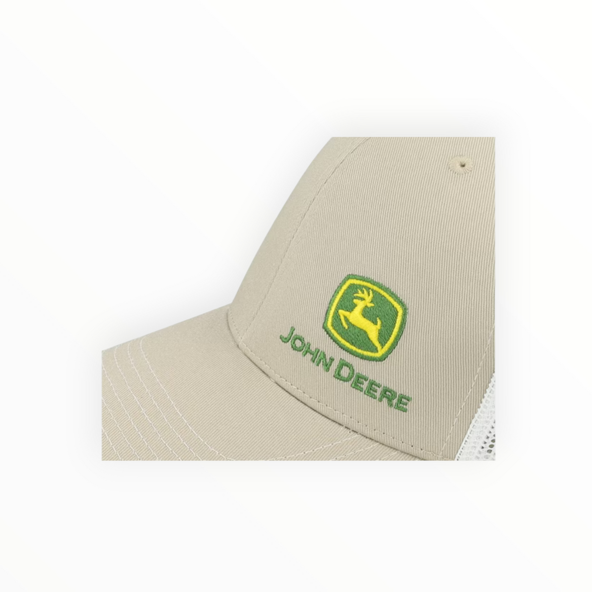 Cap Khaki White Mesh Back