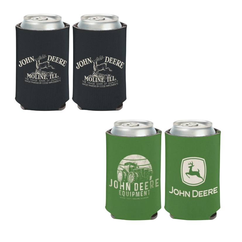 John Deere Vintage Logo Can Cooler