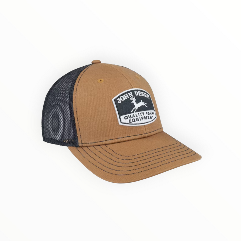 Cap Khaki Brown With Black Mesh Back