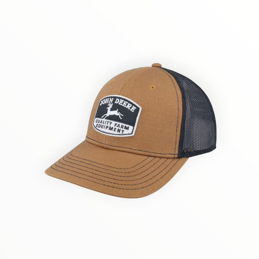 Cap Khaki Brown With Black Mesh Back
