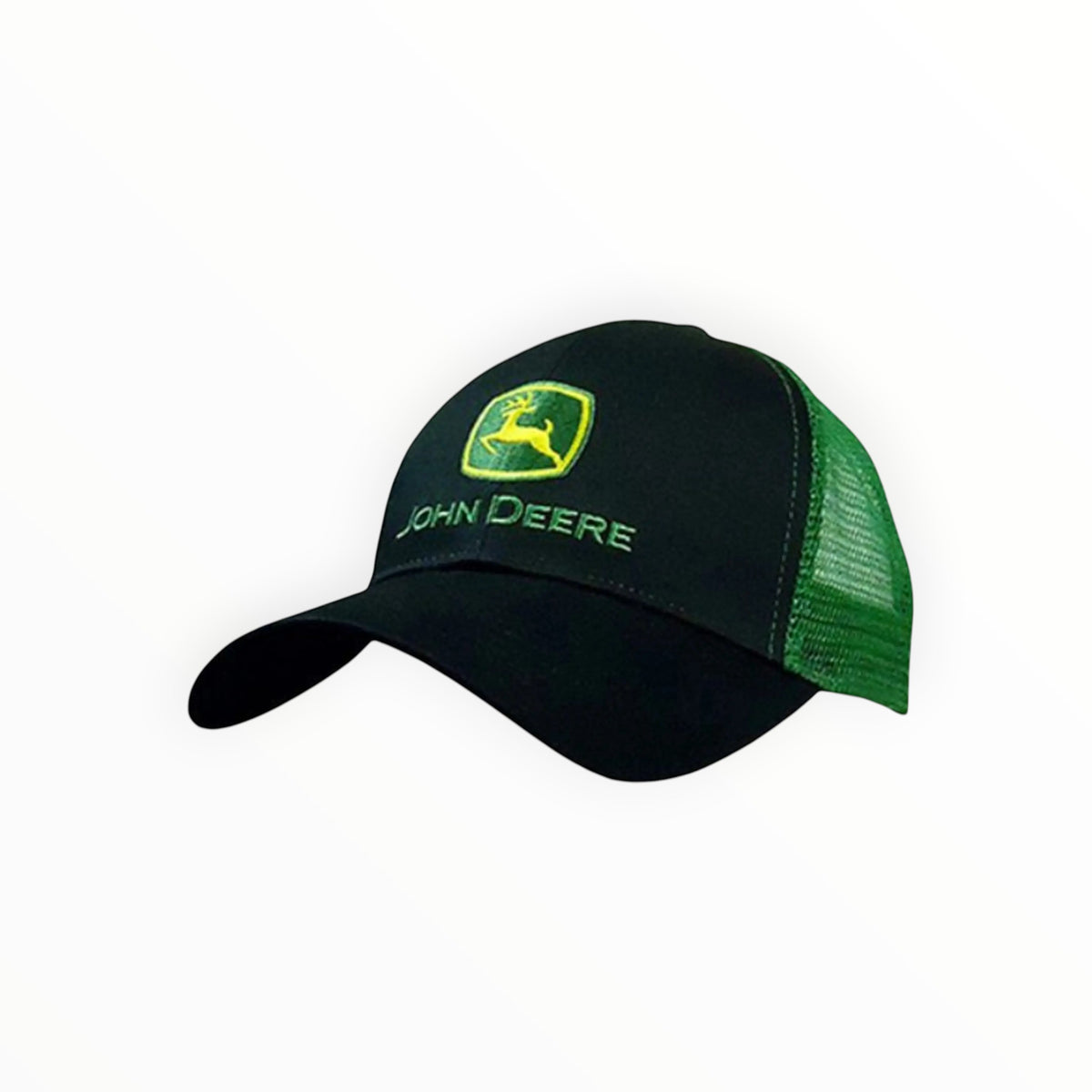 Black & Green Mesh Trucker Cap
