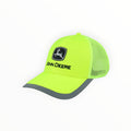 Neon Yellow Reflective Mesh Cap