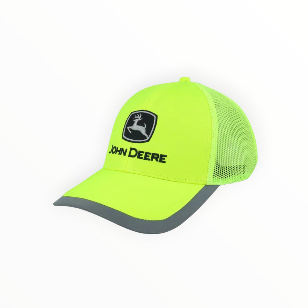 Neon Yellow Reflective Mesh Cap