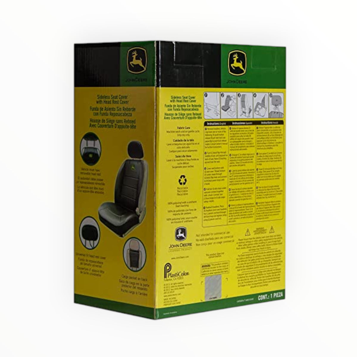 John Deere Universal Sideless Seat Cover