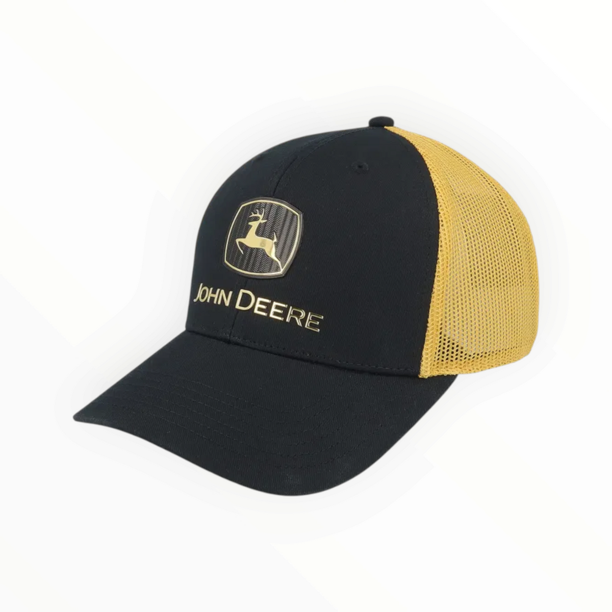 Liquid Chrome Gold And Black Trucker Hat