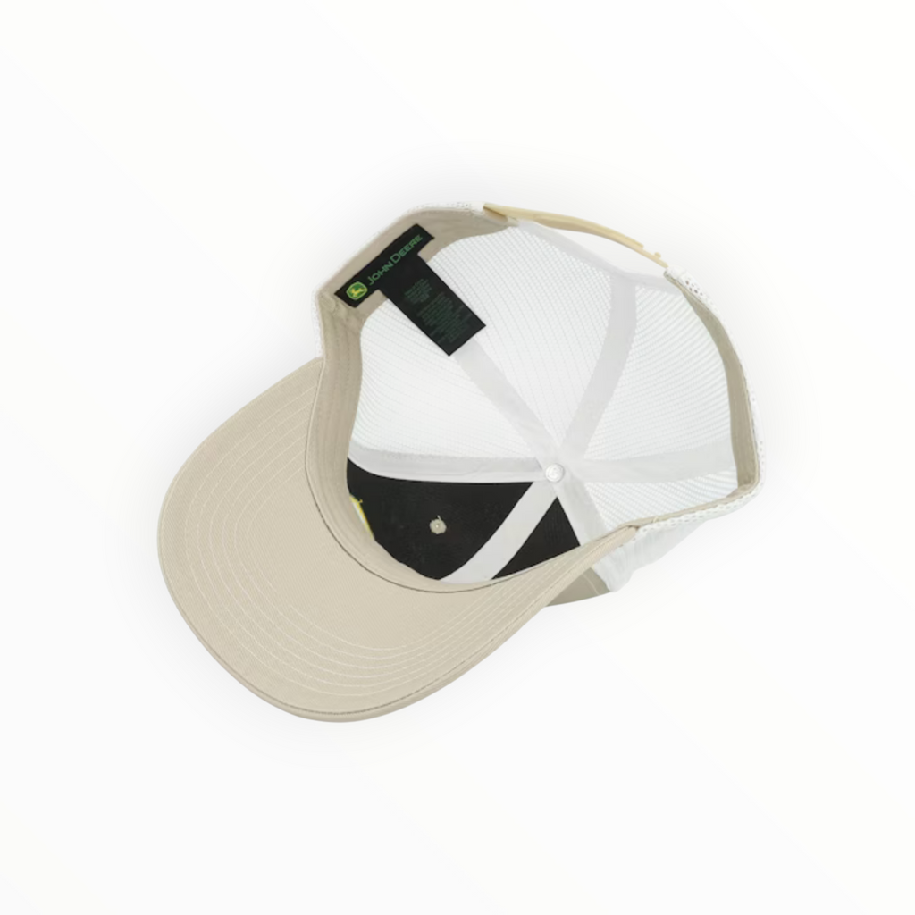 Cap Khaki White Mesh Back
