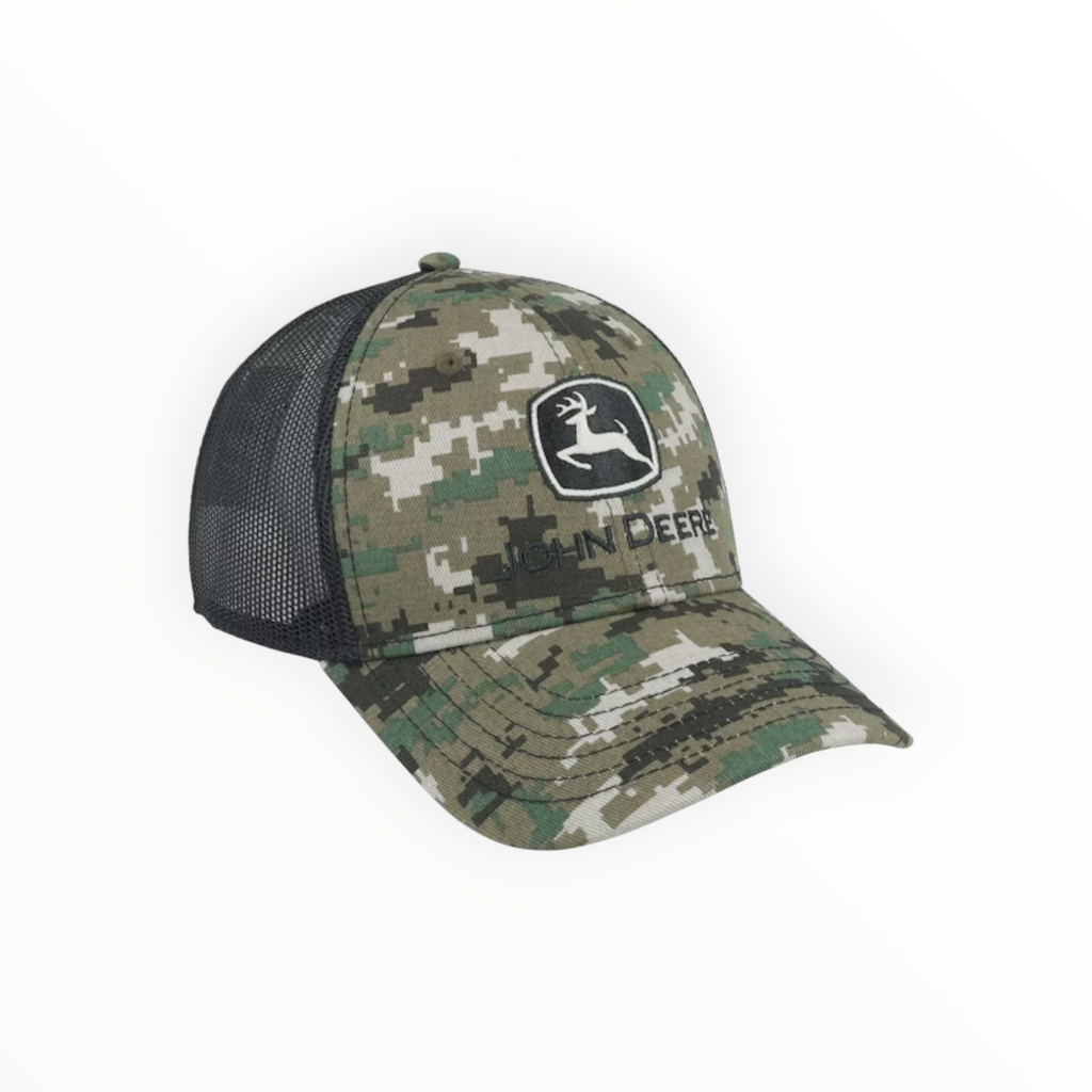 Cap Khaki And Black Camo Mesh