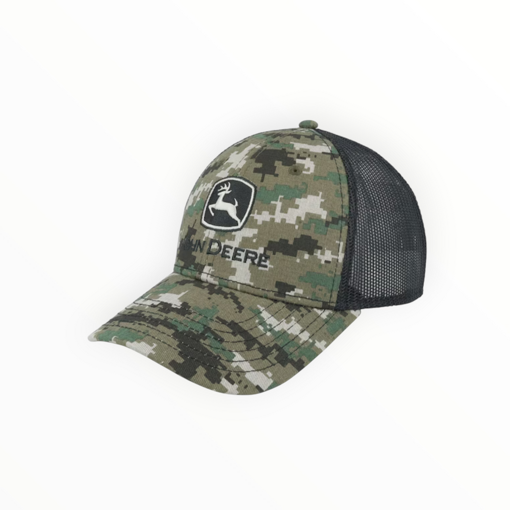 Cap Khaki And Black Camo Mesh
