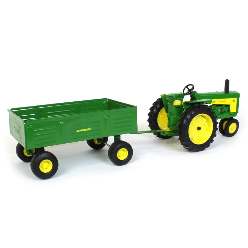 1:16 730 Toy Tractor with Barge Wagon