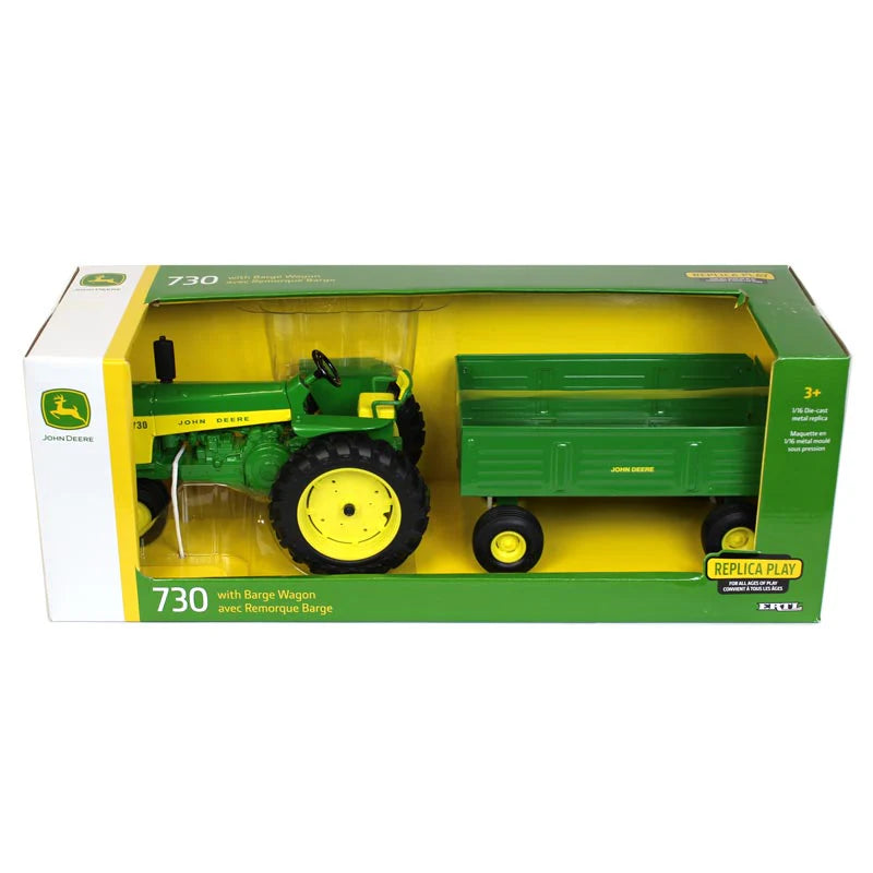 1:16 730 Toy Tractor with Barge Wagon