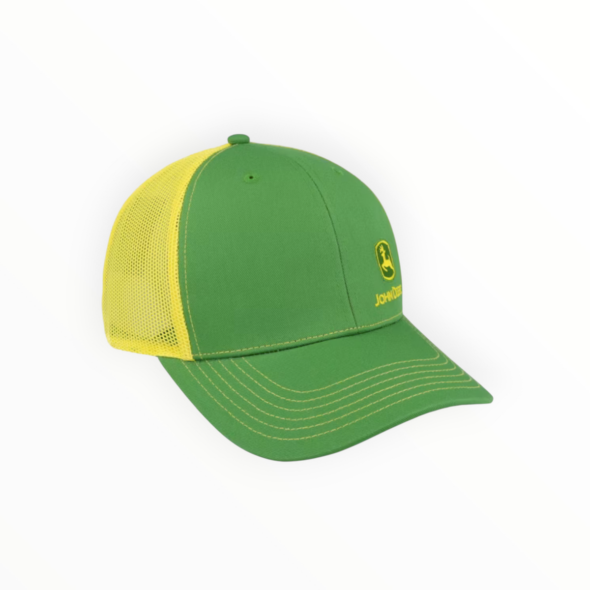 Cap Green And Yellow Mesh