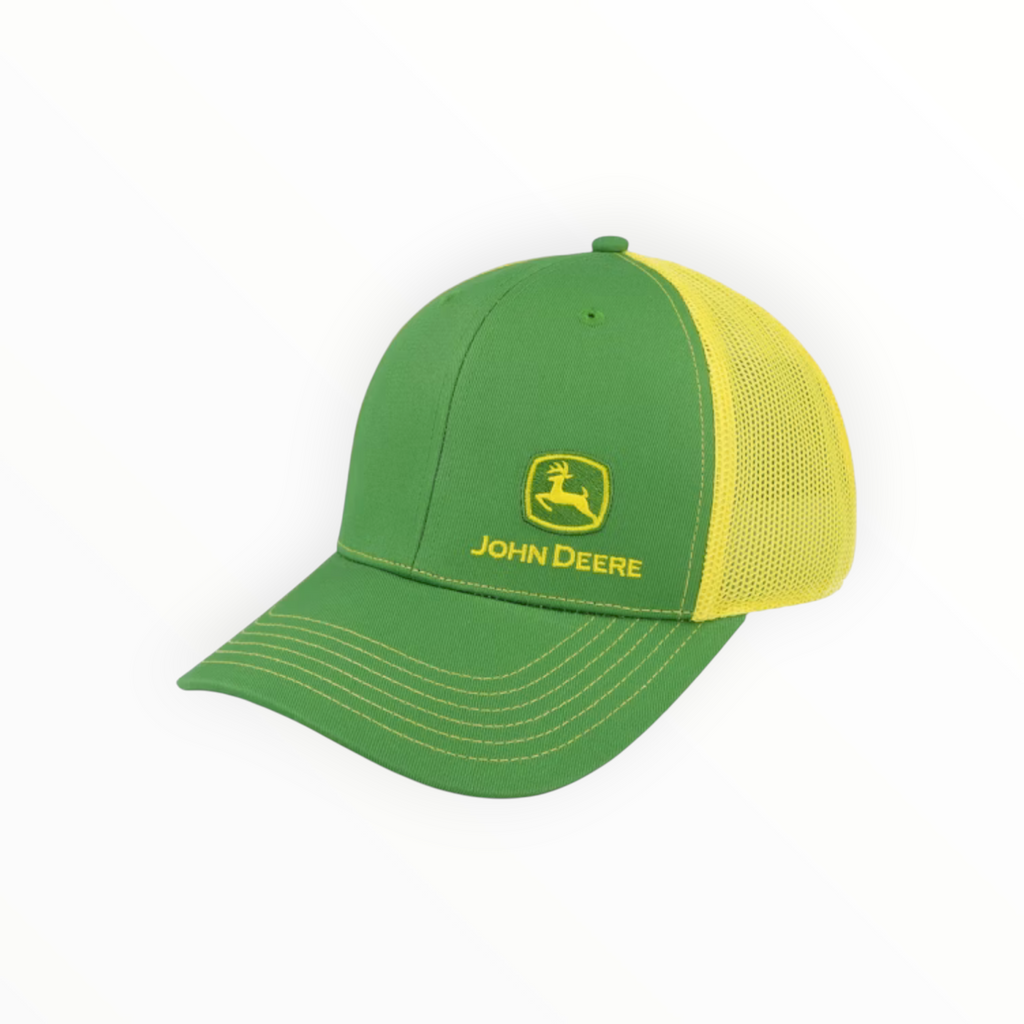 Cap Green And Yellow Mesh