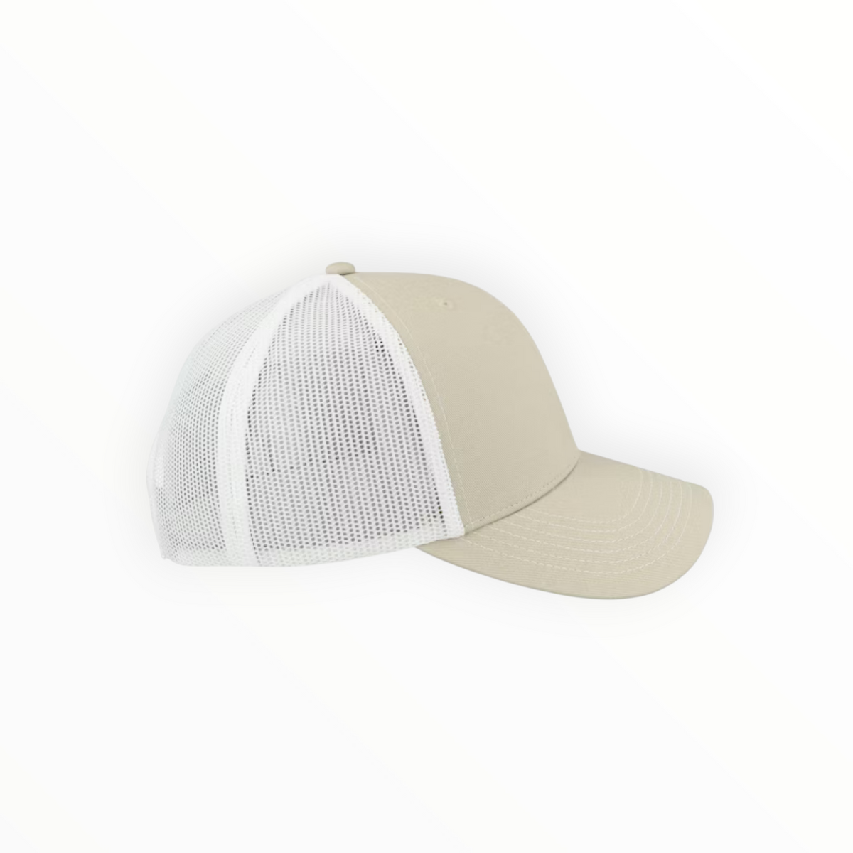 Cap Khaki White Mesh Back