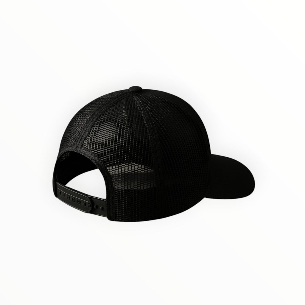 Cap Black and Yellow Logo Mesh Back