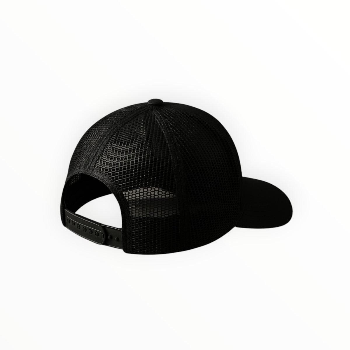 Cap Black and Yellow Logo Mesh Back