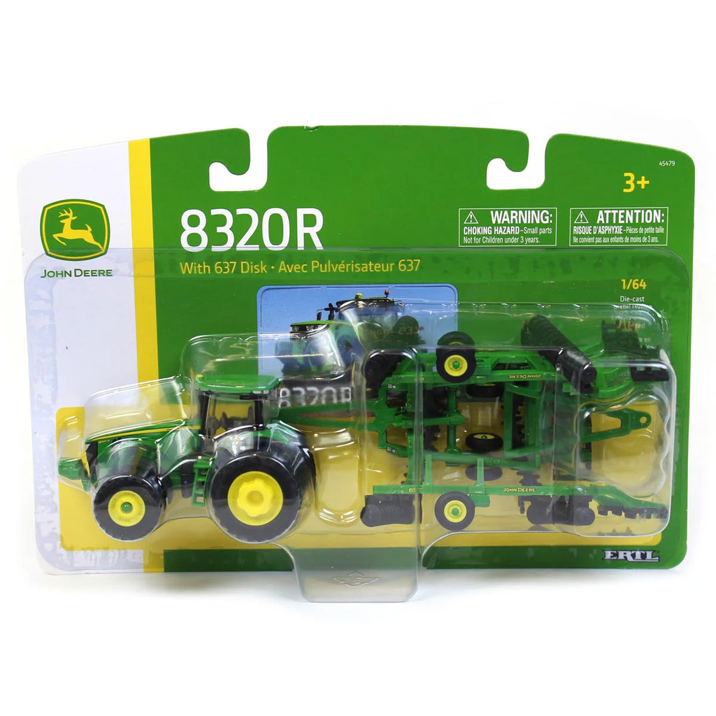 1:64   John Deere 8320R Tractor with 637 Disk