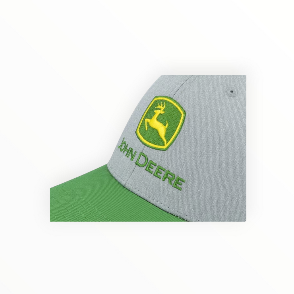 Cap Grey And Green And White Mesh