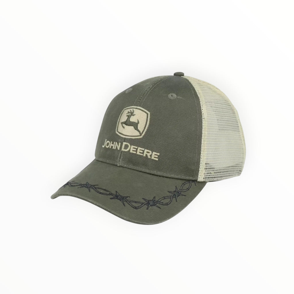 Cap Olive Barbwire Trucker