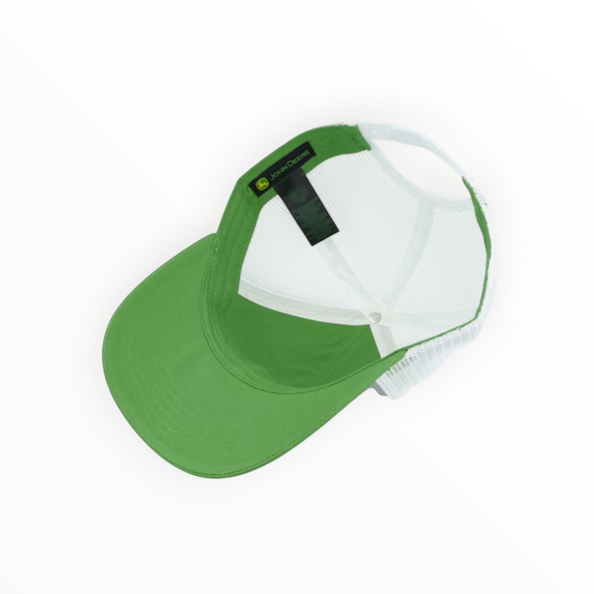 Cap Grey And Green And White Mesh