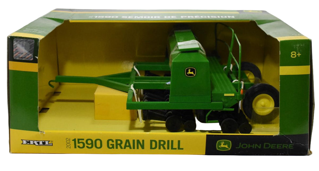 John Deere 1590 Grain Drill toy model in packaging