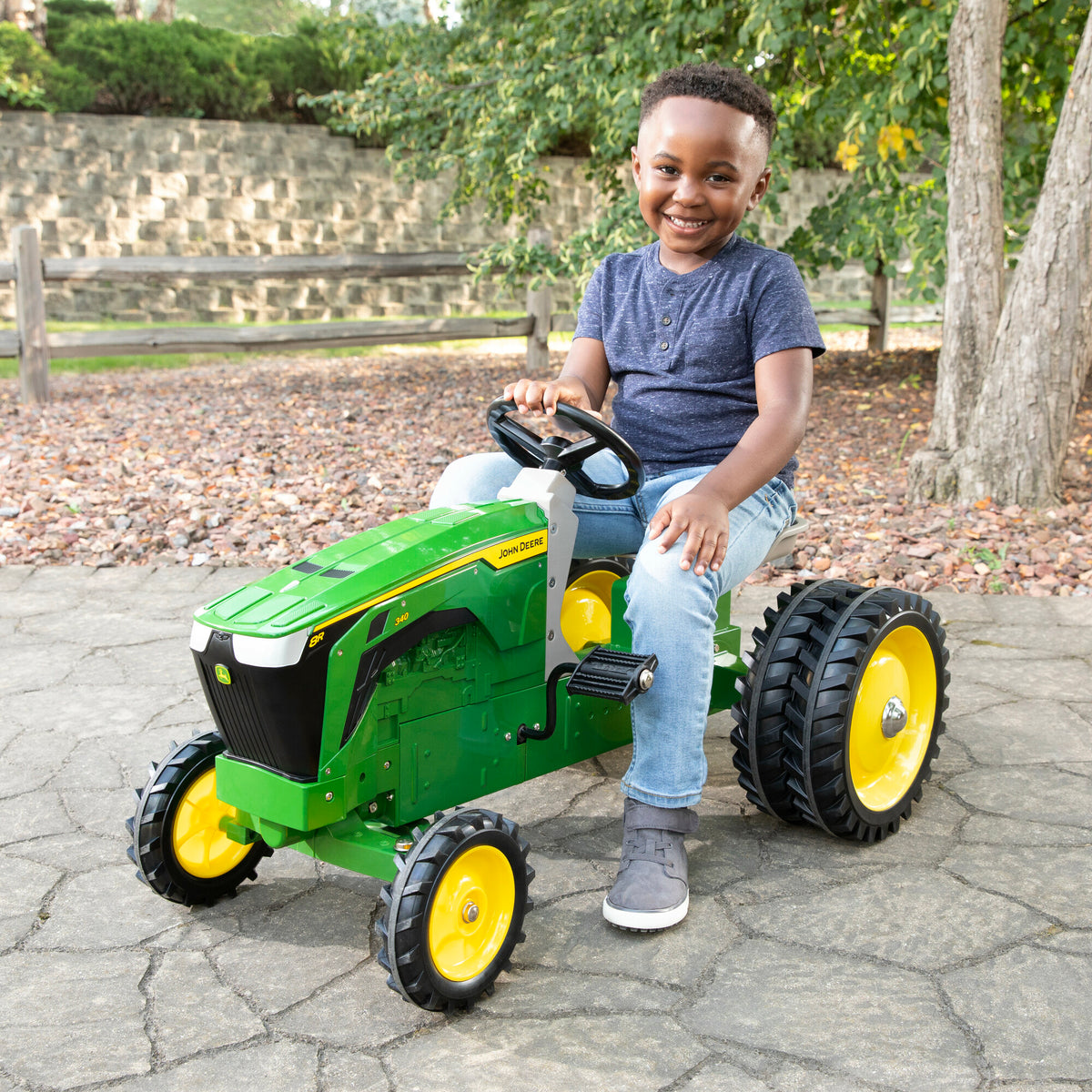 8R 340 Pedal Tractor | Double Rear Wheels