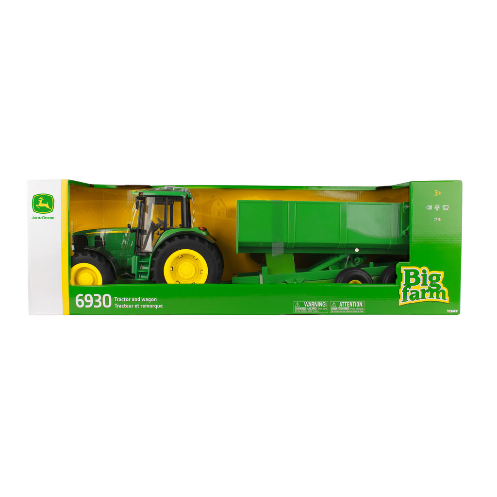 Big Farm Tractor & Wagon – 1/16 Scale