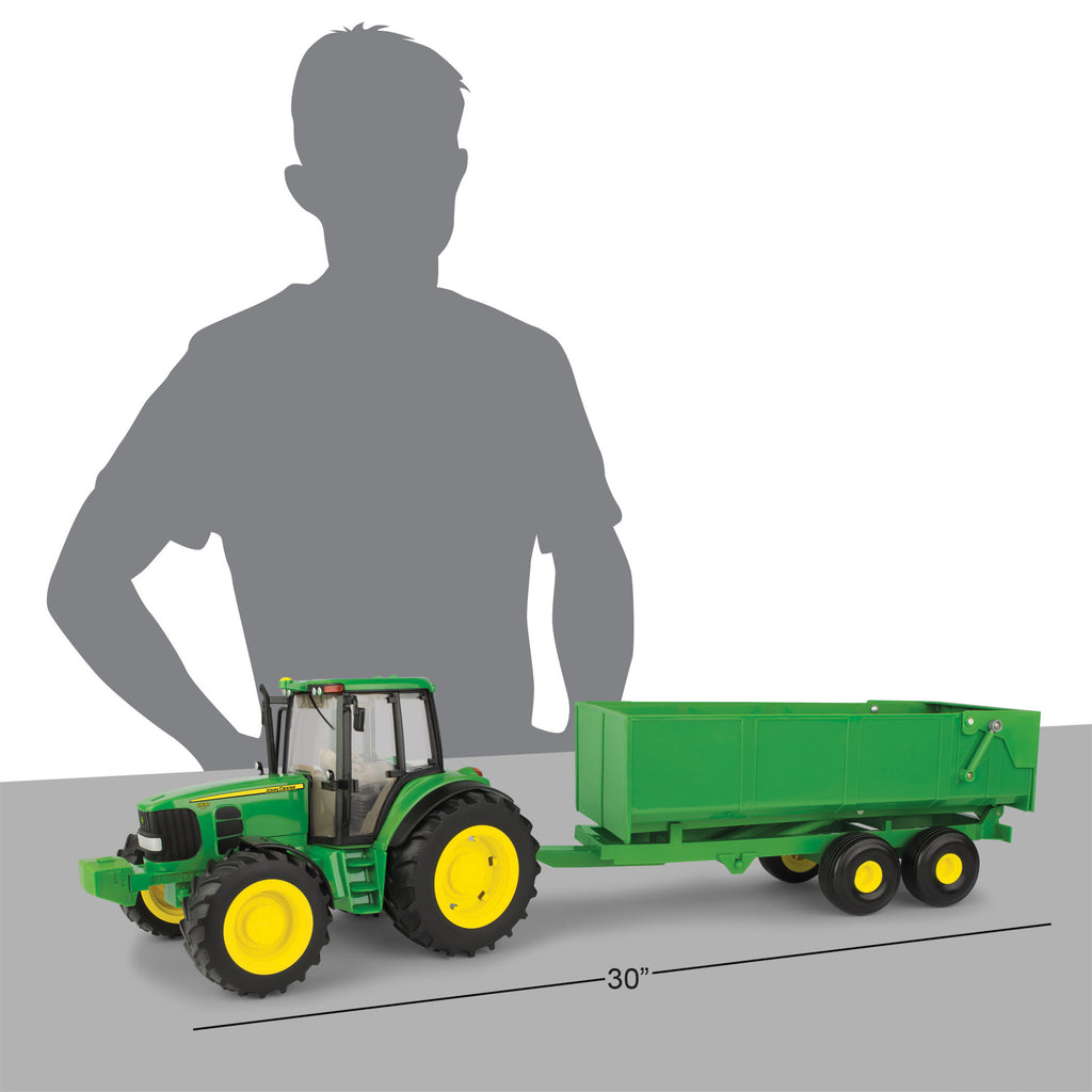 Big Farm Tractor & Wagon – 1/16 Scale