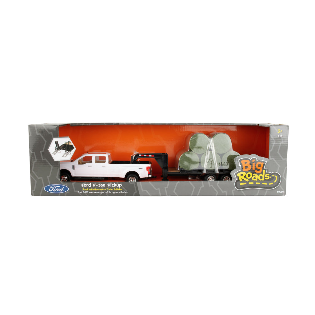 1:32 Ford Pickup with Trailer & Bale Holder
