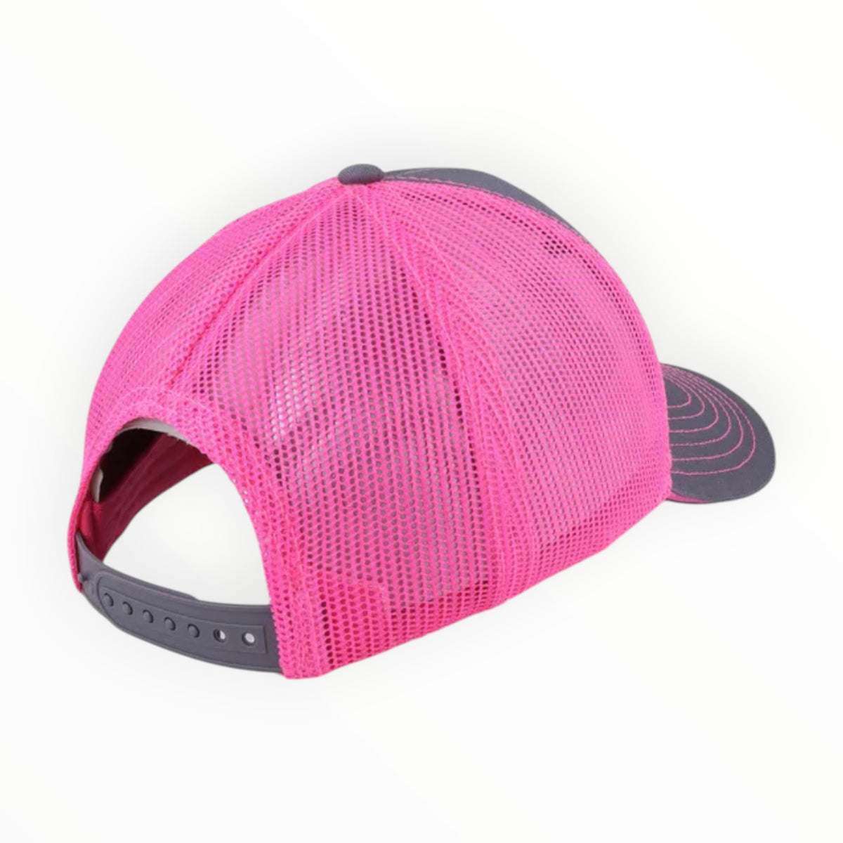 John Deere Charcoal & Pink Mesh Trucker Cap