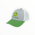 Cap Grey And Green And White Mesh