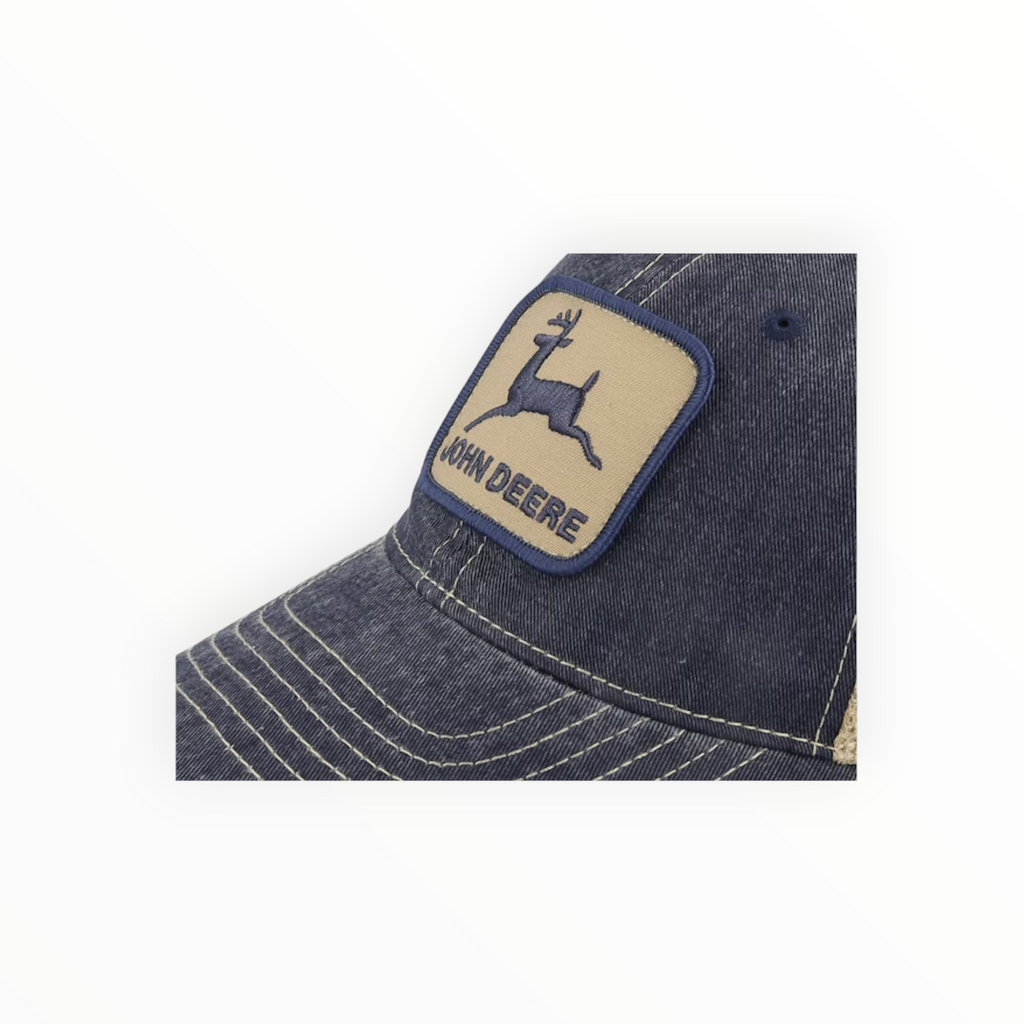 Vintage Navy & Khaki Mesh Cap
