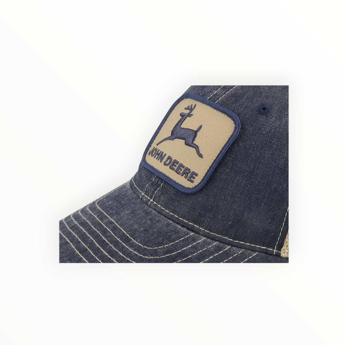 Vintage Navy & Khaki Mesh Cap