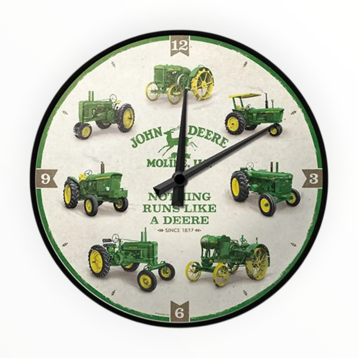 John Deere “Model Chart” Wall Clock | Vintage Collection