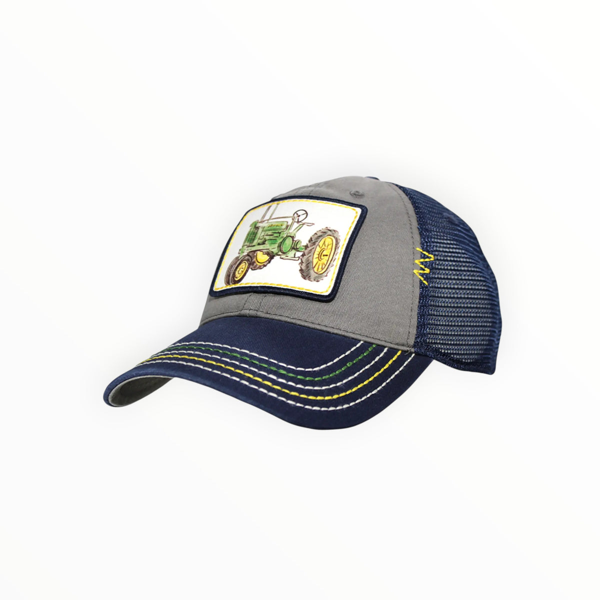 Cap Vintage Tractor Patch Trucker