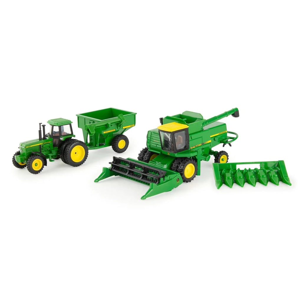 1:64 Vintage 7720 Combine Harvesting Set