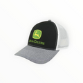Cap Black And Grey And White Mesh