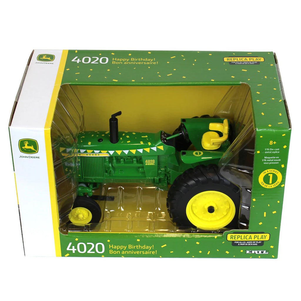 1:16 John Deere 4020 “Happy Birthday” Tractor