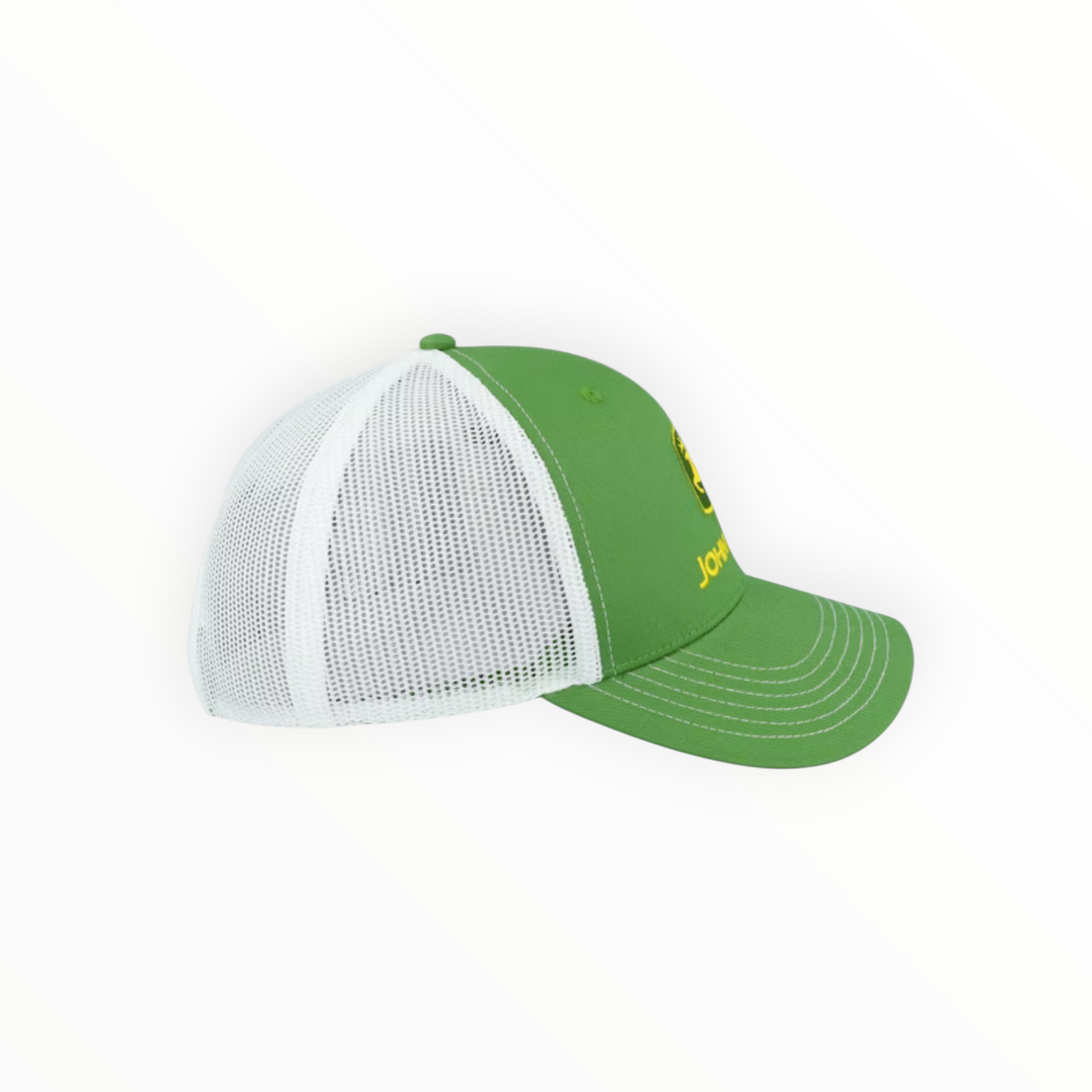 Cap Green And White Mesh