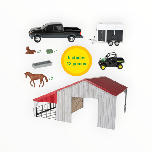 1:32 John Deere Weathered Barn Play Set